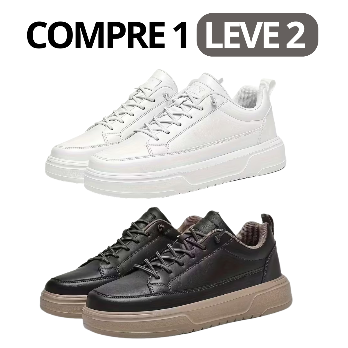 PROMOÇÃO COMPRE 1 LEVE 2 - Tênis Casual Movare