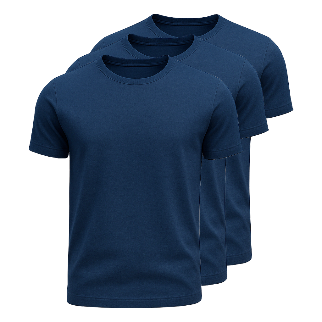 Kit 3 Camisetas Algodão Panigale