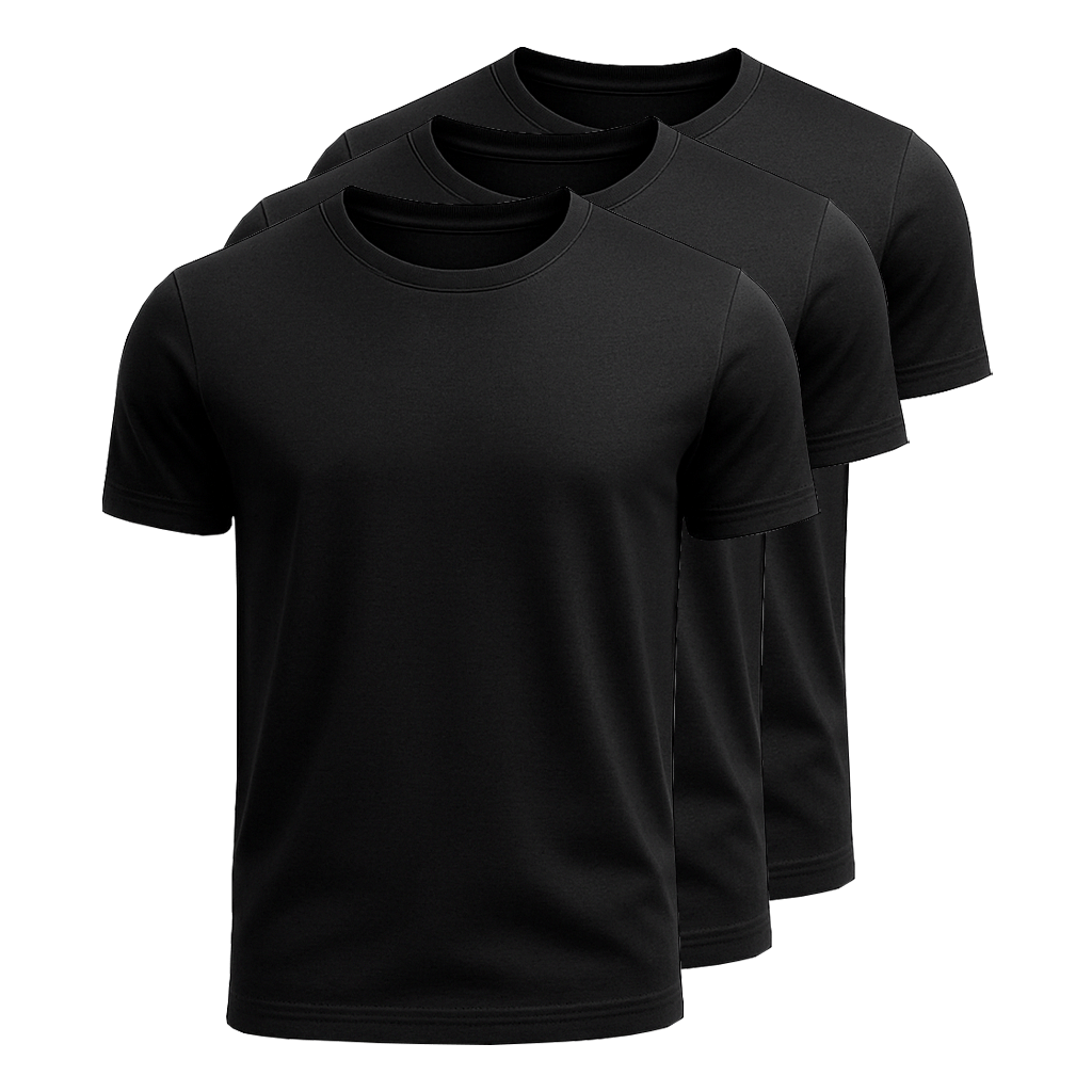 Kit 3 Camisetas Algodão Panigale