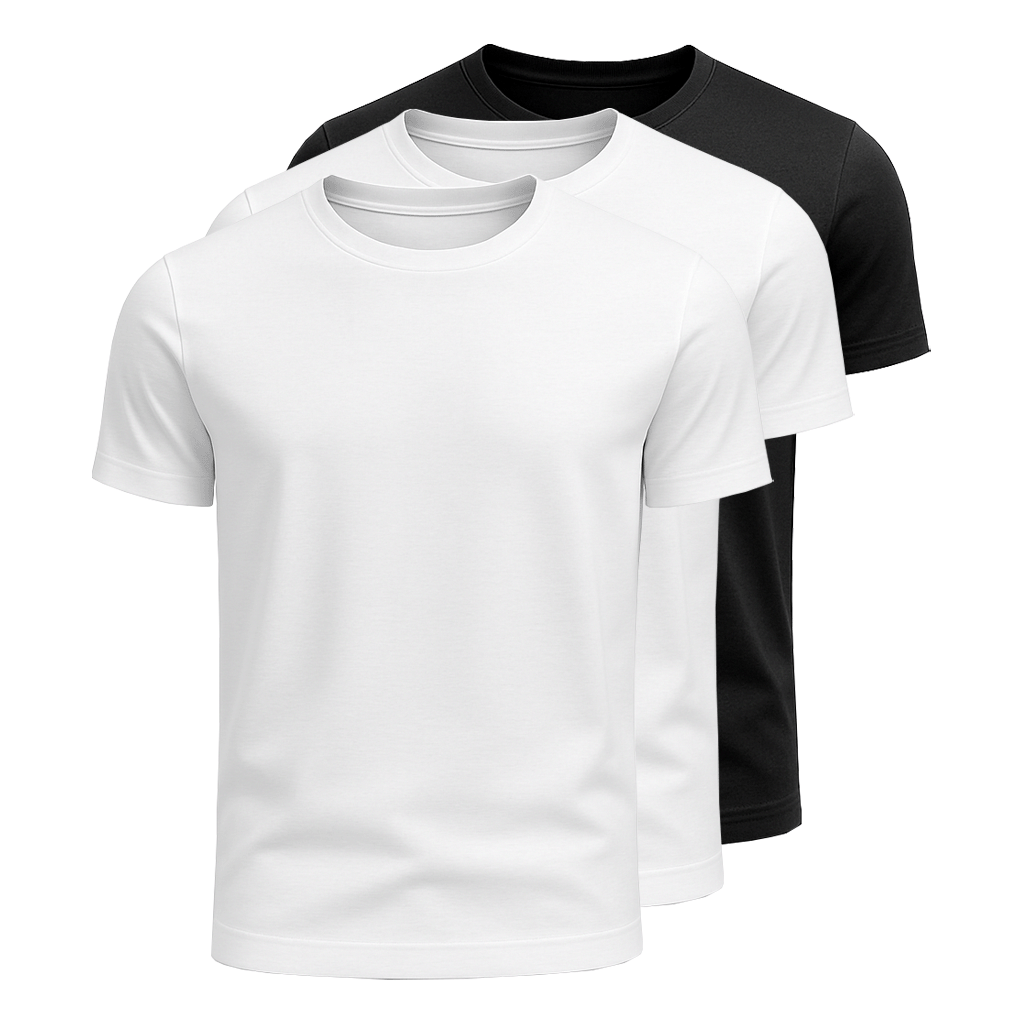 Kit 3 Camisetas Algodão Panigale
