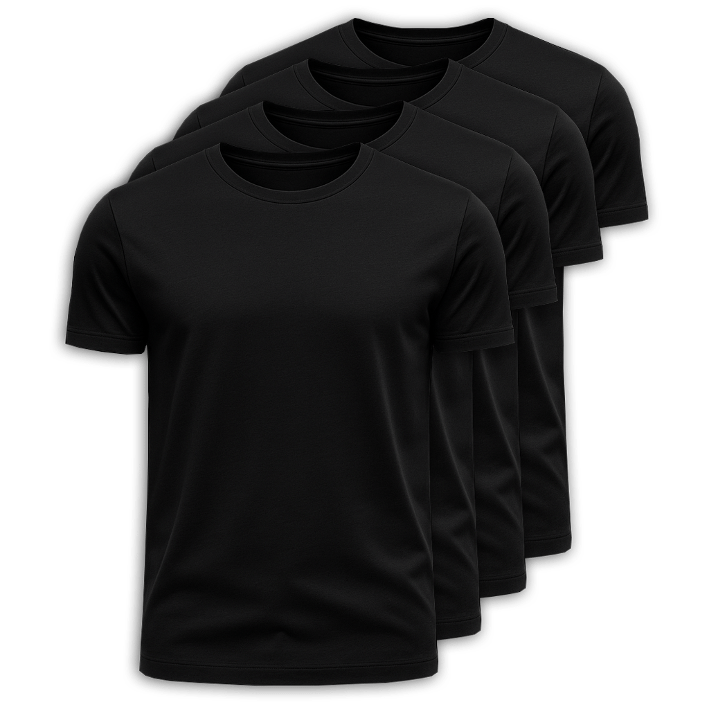 Kit 4 Camisetas 100% Algodão Panigale