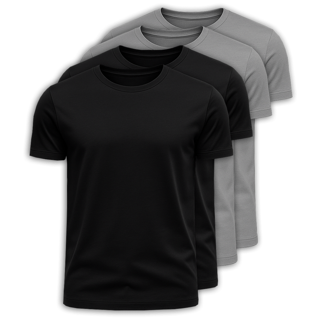 Kit 4 Camisetas 100% Algodão Panigale