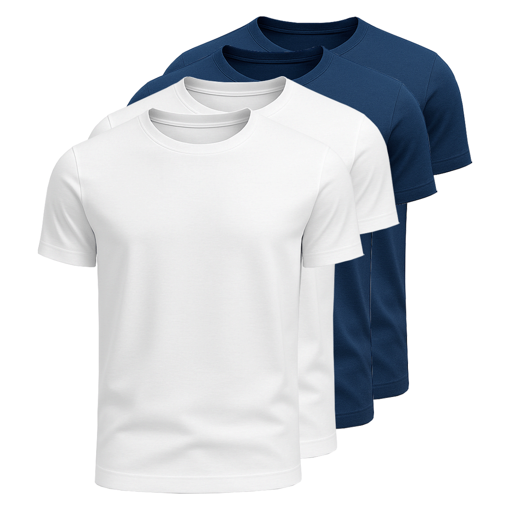 Kit 4 Camisetas Algodão Panigale
