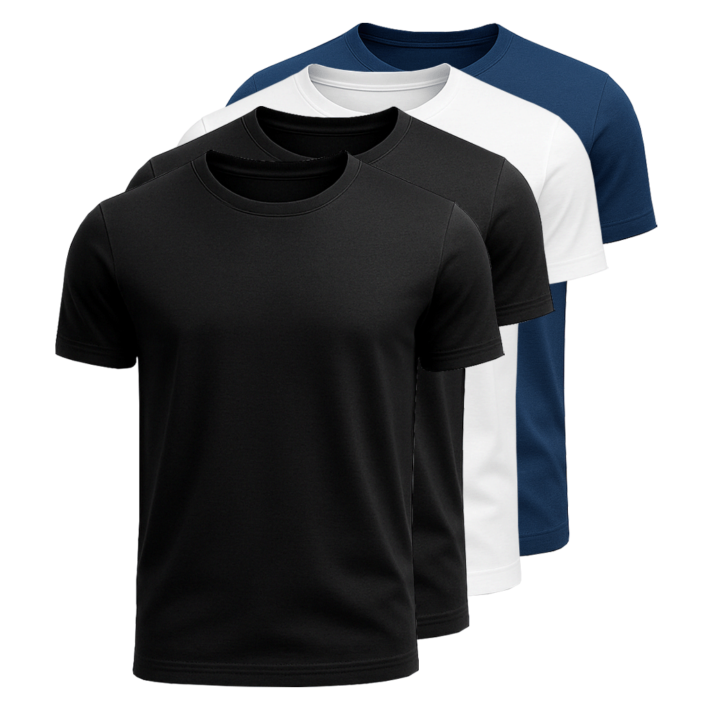 Kit 4 Camisetas Algodão Panigale