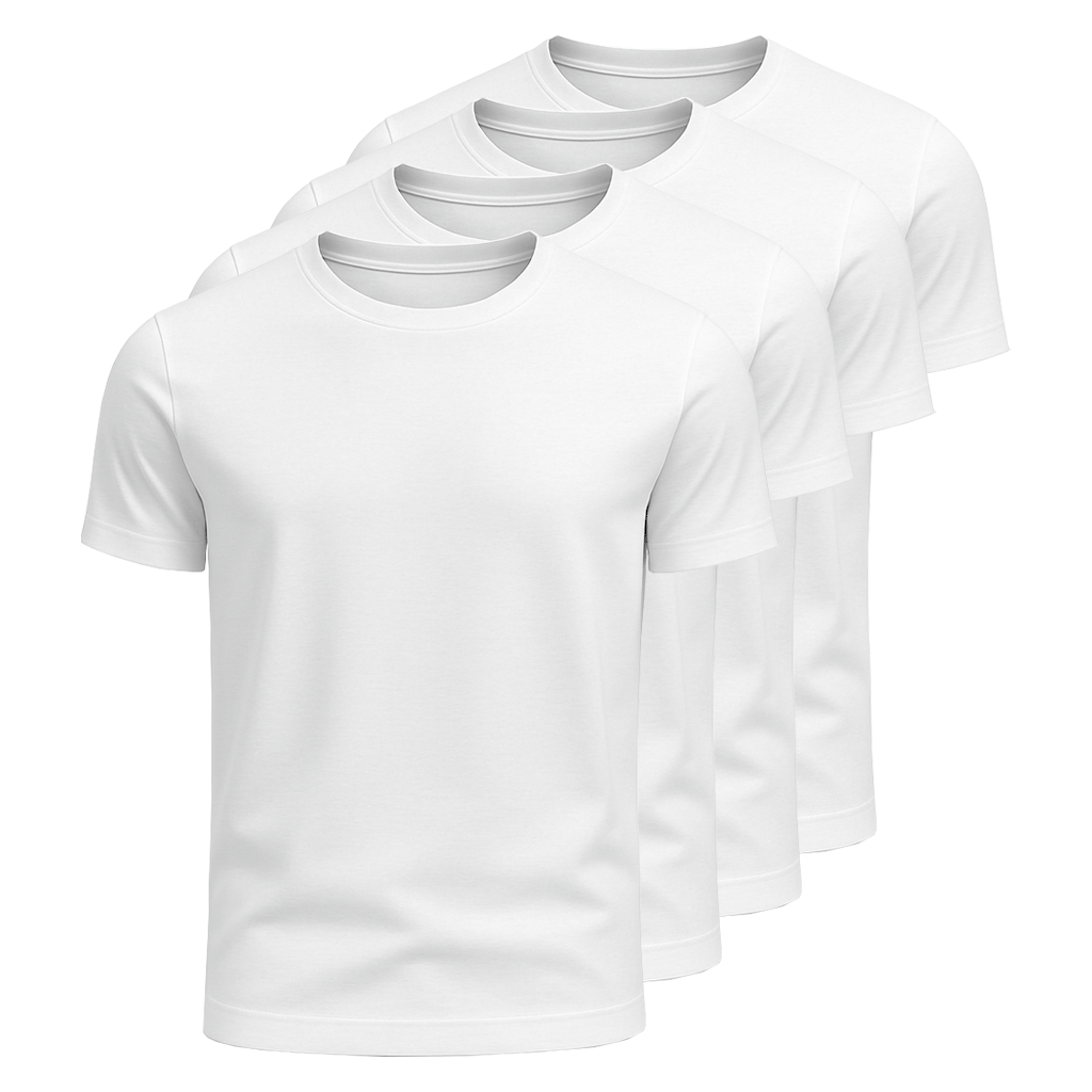 Kit 4 Camisetas Algodão Panigale