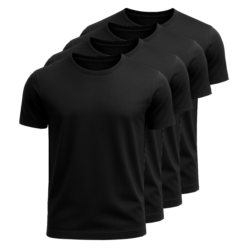 Kit 4 Camisetas Algodão Panigale