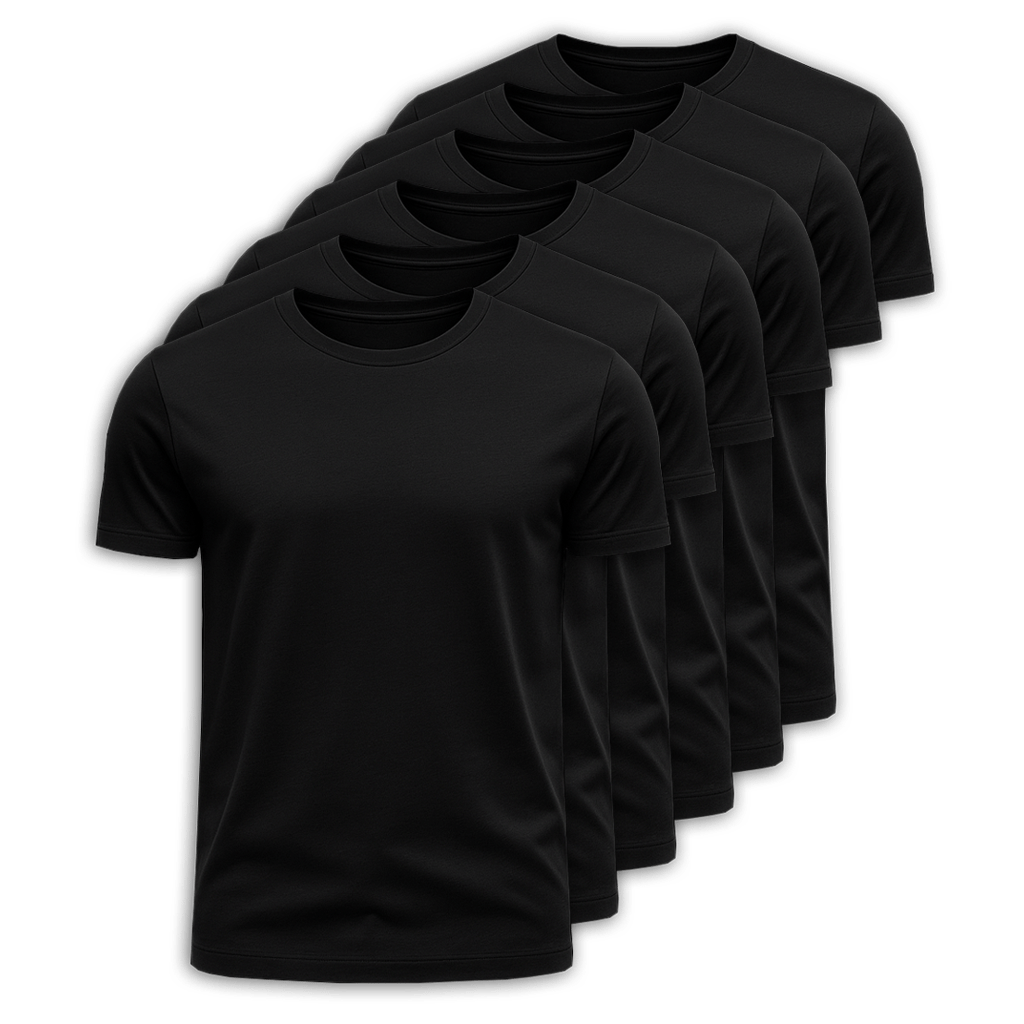 Kit 6 Camisetas 100% Algodão Panigale