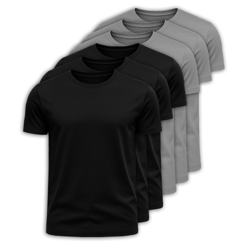 Kit 6 Camisetas 100% Algodão Panigale