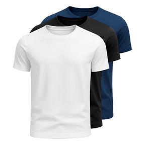 Kit 3 Camisetas Algodão Panigale