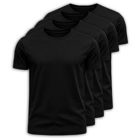 Kit 4 Camisetas 100% Algodão Panigale