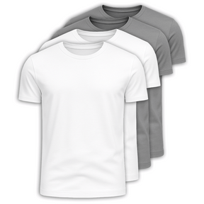 Kit 4 Camisetas 100% Algodão Panigale