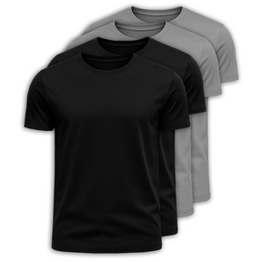 Kit 4 Camisetas 100% Algodão Panigale