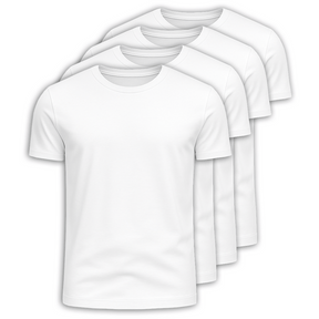 Kit 4 Camisetas 100% Algodão Panigale