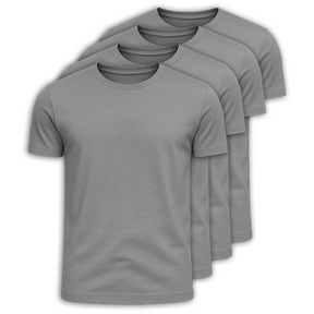 Kit 4 Camisetas 100% Algodão Panigale