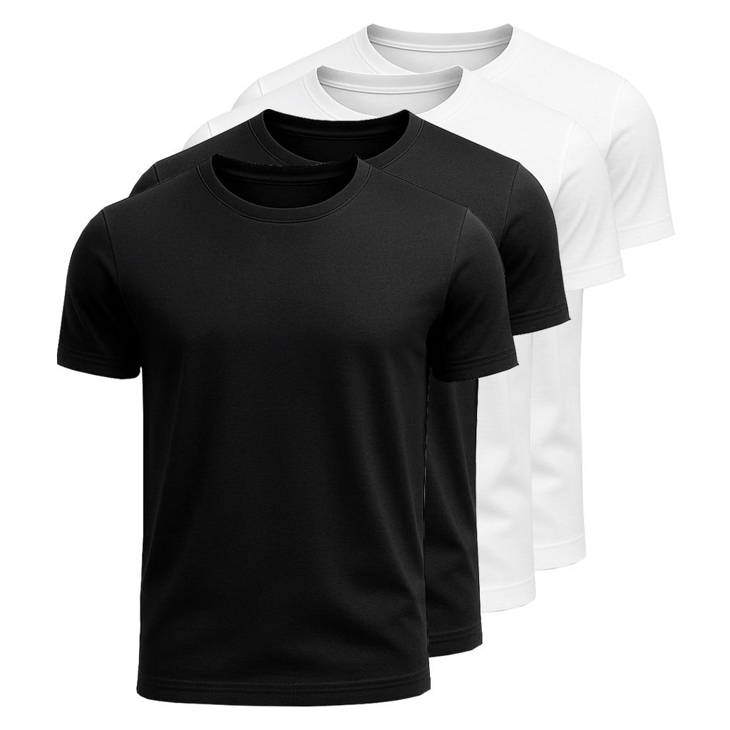 Kit 4 Camisetas Algodão Panigale
