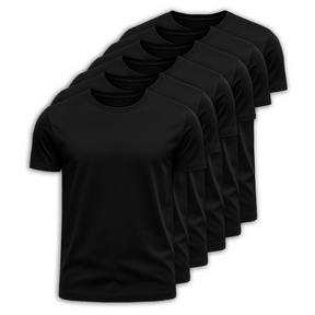 Kit 6 Camisetas 100% Algodão Panigale
