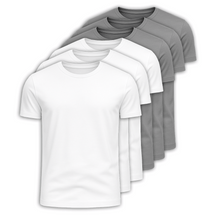 Kit 6 Camisetas 100% Algodão Panigale