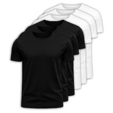 Kit 6 Camisetas 100% Algodão Panigale