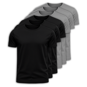 Kit 6 Camisetas 100% Algodão Panigale