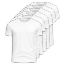 Kit 6 Camisetas 100% Algodão Panigale