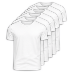 Kit 6 Camisetas 100% Algodão Panigale