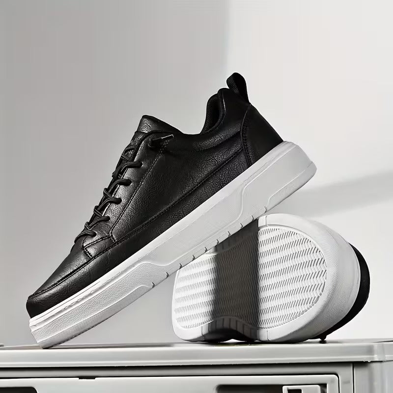 Panigale Movare Men’s Casual Trainers – Black and White