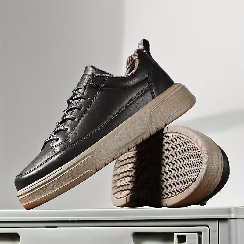 Tênis Casual Movare Masculino - Preto e Marrom
