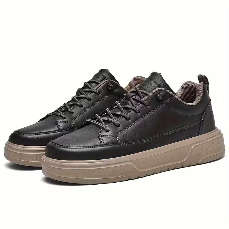 Tênis Casual Movare Masculino - Preto e Marrom