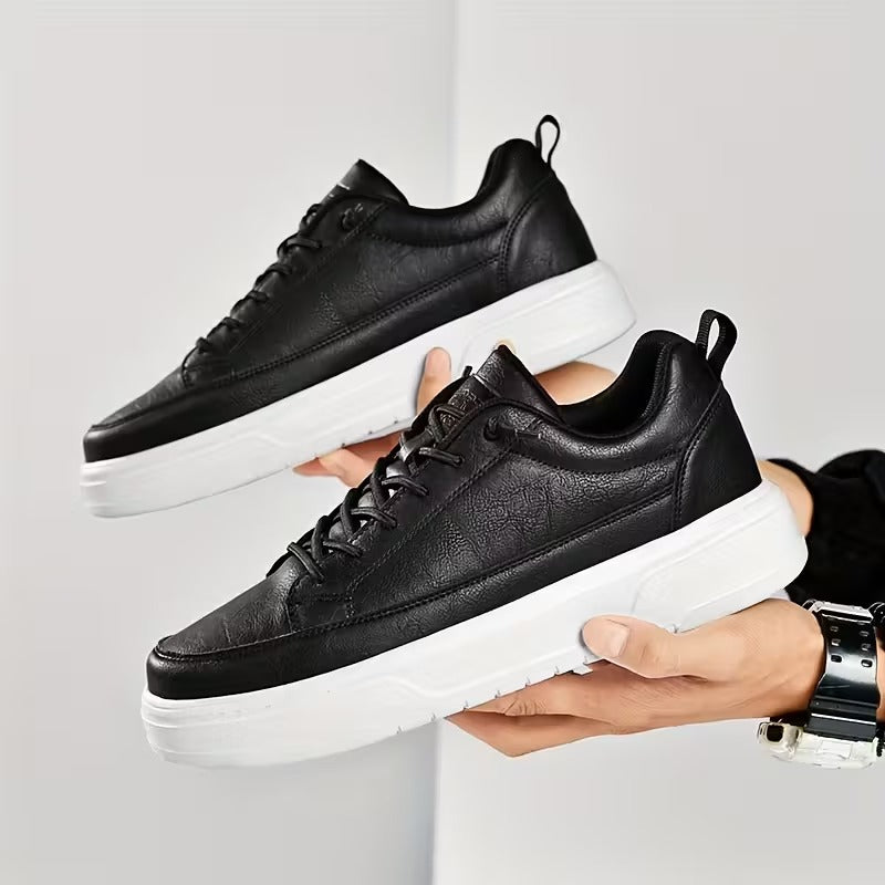 Panigale Movare Men’s Casual Trainers – Black and White